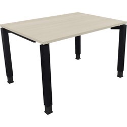 Neutralware 810037072 Schreibtisch 1200x900x680-820 4Fuß Rund an/Akazie hell