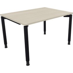 Neutralware 810029872 Schreibtisch 1200x900x680-820 4Fuß Quadrat an/Akazie hell