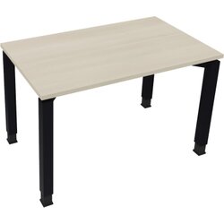 Neutralware 810029272 Schreibtisch 1200x700x680-820 4Fuß Quadrat an/Akazie hell