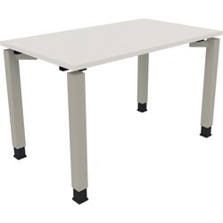 Neutralware 810029301 Schreibtisch 1200x700x680-820 4Fuß Quadrat si/Weiß