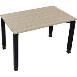 Neutralware 810029271 Schreibtisch 1200x700x680-820 4Fuß Quadrat an/Eiche Natur