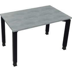 Neutralware 810029283 Schreibtisch 1200x700x680-820 4Fuß Quadrat an/Beton hell