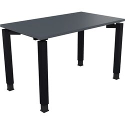 Neutralware 810029282 Schreibtisch 1200x700x680-820 4Fuß Quadrat an/Lavagrau