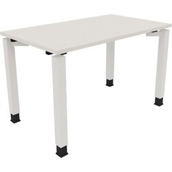 Neutralware 810029401 Schreibtisch 1200x700x680-820 4Fuß Quadrat ws/Weiß