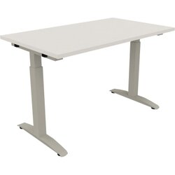 Neutralware 810022101 Schreibtisch 1200x700x650-850 Kufe Quadrat si/Weiß