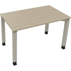 Neutralware 810022171 Schreibtisch 1200x700x650-850 Kufe Quadrat si/Eiche Natur