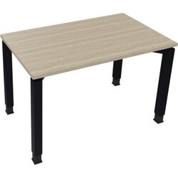 Neutralware 810022071 Schreibtisch 1200x700x650-850 Kufe Quadrat an/Eiche Natur