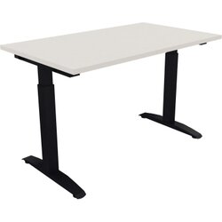 Neutralware 810022001 Schreibtisch 1200x700x650-850 Kufe Quadrat an/Weiß