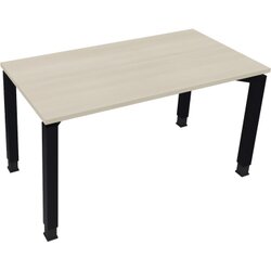Neutralware 810030772 Schreibtisch 1400x700x680-820 4Fuß Quadrat an/Akazie hell