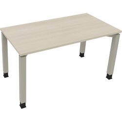 Neutralware 810030872 Schreibtisch 1400x700x680-820 4Fuß Quadrat si/Akazie hell