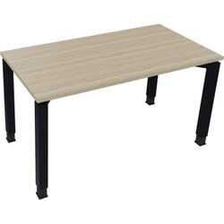 Neutralware 810023571 Schreibtisch 1400x700x650-850 Kufe Quadrat an/Eiche Natur