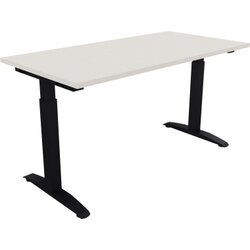 Neutralware 810023501 Schreibtisch 1400x700x650-850 Kufe Quadrat an/Weiß