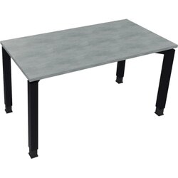 Neutralware 810030771 Schreibtisch 1400x700x680-820 4Fuß Quadrat an/Eiche Natur