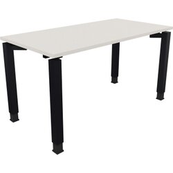 Neutralware 810030701 Schreibtisch 1400x700x680-820 4Fuß Quadrat an/Weiß