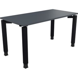 Neutralware 810030782 Schreibtisch 1400x700x680-820 4Fuß Quadrat an/Lavagrau