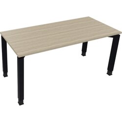 Neutralware 810032271 Schreibtisch 1600x700x680-820 4Fuß Quadrat an/Eiche Natur