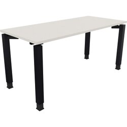 Neutralware 810032201 Schreibtisch 1600x700x680-820 4Fuß Quadrat an/Weiß