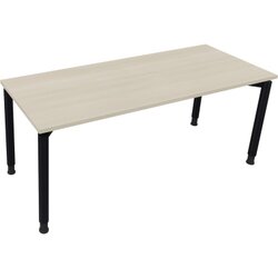 Neutralware 810040972 Schreibtisch 1800x700x680-820 4Fuß Rund an/Akazie hell