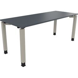 Neutralware 810033582 Schreibtisch 1800x700x680-820 4Fuß Quadrat si/Lavagrau