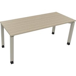 Neutralware 810033571 Schreibtisch 1800x700x680-820 4Fuß Quadrat si/Eiche Natur