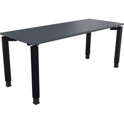 Neutralware 810033482 Schreibtisch 1800x700x680-820 4Fuß Quadrat an/Lavagrau