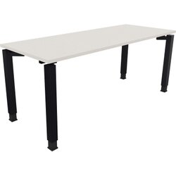 Neutralware 810033401 Schreibtisch 1800x700x680-820 4Fuß Quadrat an/Weiß