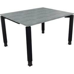 Neutralware 810028683 Schreibtisch 1200x1000x680-820 4Fuß Quadrat an/Beton hell