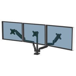 Fellowes® 8042601 Monitorarm dreifach Platinum Series sw