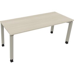 Neutralware 810033572 Schreibtisch 1800x700x680-820 4Fuß Quadrat si/Akazie hell
