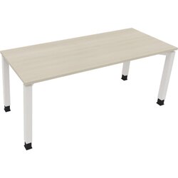 Neutralware 810033672 Schreibtisch 1800x700x680-820 4Fuß Quadrat ws/Akazie hell