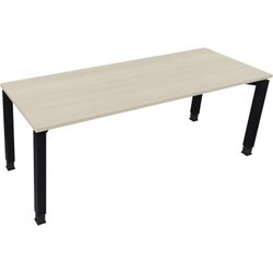 Neutralware 810034972 Schreibtisch 2000x700x680-820 4Fuß Quadrat an/Akazie hell