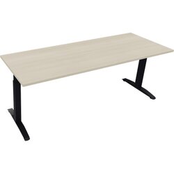 Neutralware 810027772 Schreibtisch 2000x700x650-850 Kufe Quadrat an/Akazie hell