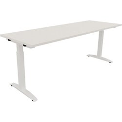 Neutralware 810027901 Schreibtisch 2000x700x650-850 Kufe Quadrat ws/Weiß