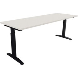 Neutralware 810027701 Schreibtisch 2000x700x650-850 Kufe Quadrat an/Weiß