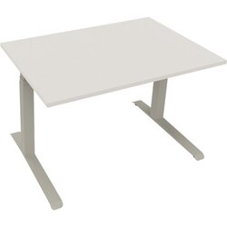 Neutralware 810043401 Schreibtisch 1200x800x645-1275 Kufe Quadrat si/Weiß