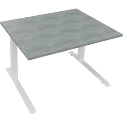 Neutralware 810043883 Schreibtisch 1200x900x645-1275 Kufe Quadrat ws/Beton