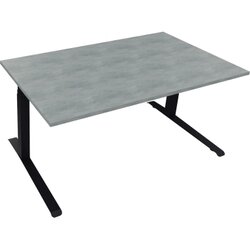 Neutralware 810044583 Schreibtisch 1600x900x645-1275 Kufe Quadrat an/Beton