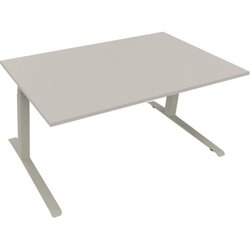 Neutralware 810044681 Schreibtisch 1600x900x645-1275 Kufe Quadrat si/Lichtgrau