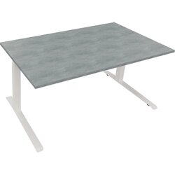Neutralware 810044783 Schreibtisch 1600x900x645-1275 Kufe Quadrat ws/Beton