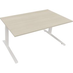 Neutralware 810044772 Schreibtisch 1600x900x645-1275 Kufe Quadrat ws/Akazie