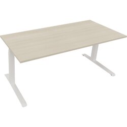 Neutralware 810045072 Schreibtisch 1800x800x645-1275 Kufe Quadrat ws/Akazie