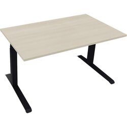 Neutralware 810043972 Schreibtisch 1400x800x645-1275 Kufe Quadrat an/Akazie