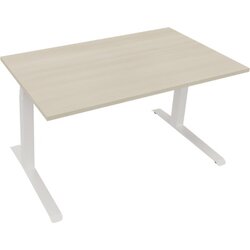 Neutralware 810044172 Schreibtisch 1400x800x645-1275 Kufe Quadrat ws/Akazie