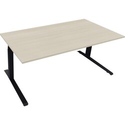 Neutralware 810045172 Schreibtisch 1800x900x645-1275 Kufe Quadrat an/Akazie