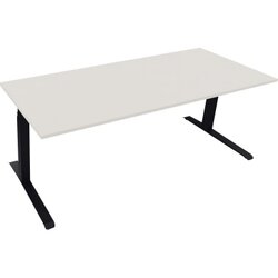 Neutralware 810045401 Schreibtisch 2000x800x645-1275 Kufe Quadrat an/Weiß