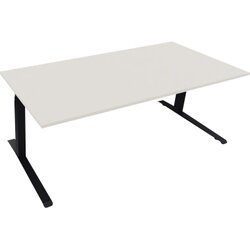 Neutralware 810045701 Schreibtisch 2000x900x645-1275 Kufe Quadrat an/Weiß