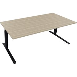 Neutralware 810045771 Schreibtisch 2000x900x645-1275 Kufe Quadrat an/Eiche Nat
