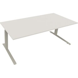 Neutralware 810045801 Schreibtisch 2000x900x645-1275 Kufe Quadrat si/Weiß