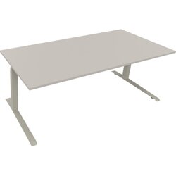 Neutralware 810045881 Schreibtisch 2000x900x645-1275 Kufe Quadrat si/Lichtgrau