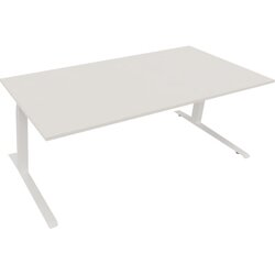 Neutralware 810045901 Schreibtisch 2000x900x645-1275 Kufe Quadrat ws/Weiß